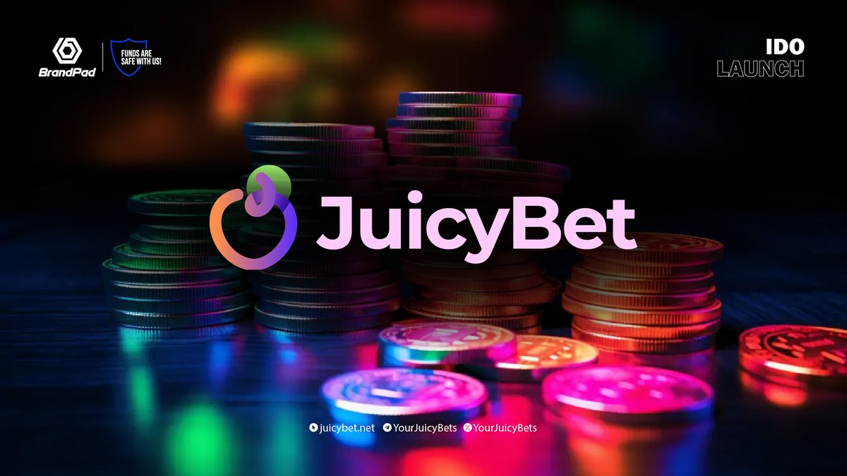 NEW IDO 📣

<a href="/YourJuicyBets/">JuicyBet</a>  is an innovative GambleFi Ecosystem Decentralized Project

JuicyBet stands at the confluence of gambling and web3 technologies, integrating the advantages of both sectors. JuicyBet is powered entirely by smart contracts, thus removing human