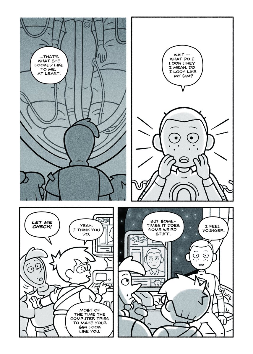 OneShotBooks's tweet photo. In this short by @PainterDraws and @Danieltu93  A young man wakes up to a reality far different than his own, and begins to understand just how relative reality really is.

Read this story and more in Dream.exe!! https://t.co/nbWg5IqIFU