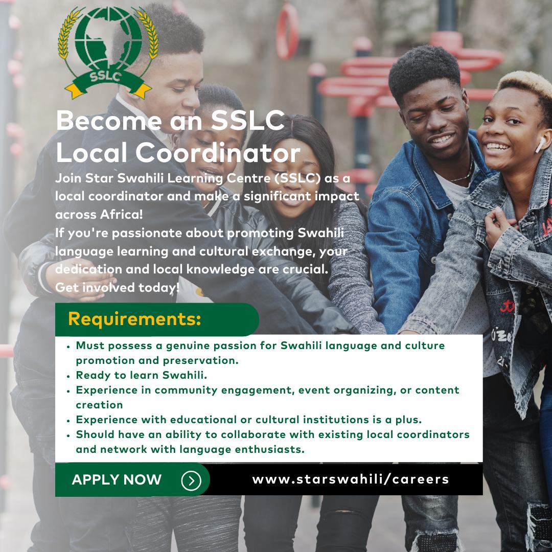 Join starswahili.org now and change the continental perspective of the Swahili language. #UmojaNiNguvu