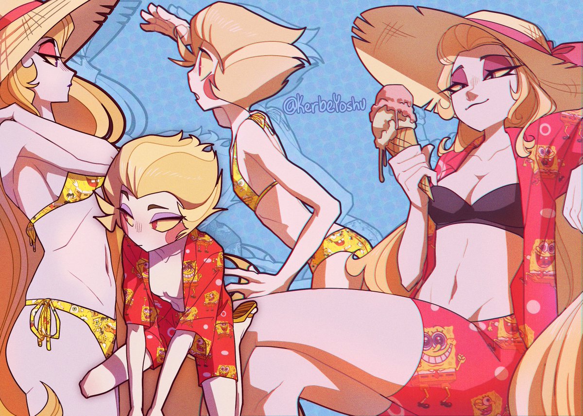 finally finished it lol
🏖 ☀

i needa do more of these,, comment some suggestions for outfits and characters i could draw maybe ??

#hazbinhotelfanart #hazbinhotellucifer #lucililith #hazbinhotellilith