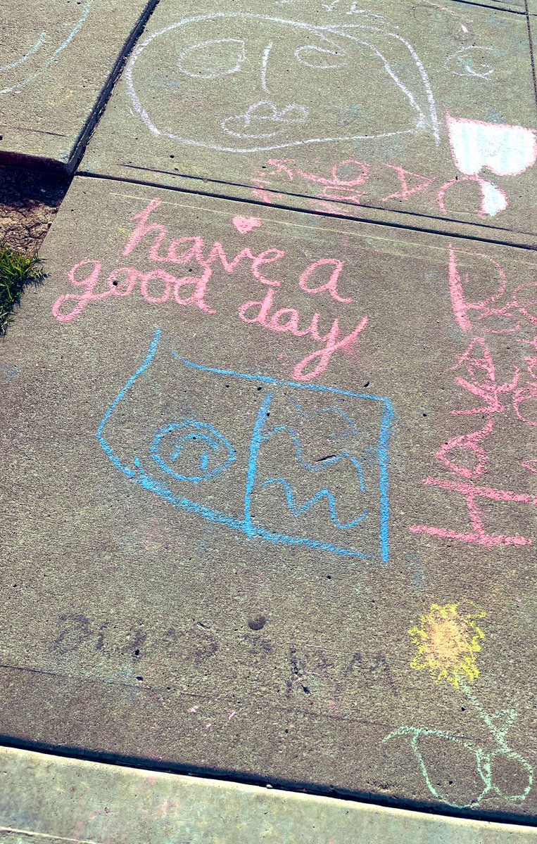 Kindness Chalk Walk ❤️❤️❤️ #MentalHealthMonth