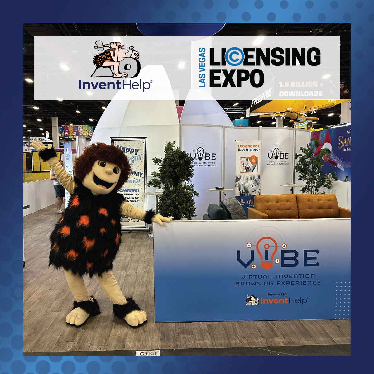 inventhelp's tweet image. InventHelp&apos;s VIBE, the Virtual Invention Browsing Experience, is setting up for Licensing Expo 2024 in Las Vegas, NV! The show is open tomorrow, May 21 through Wednesday, May 23rd. Stay tuned for more from the show! #LicensingExpo2024 #InventHelp #invention