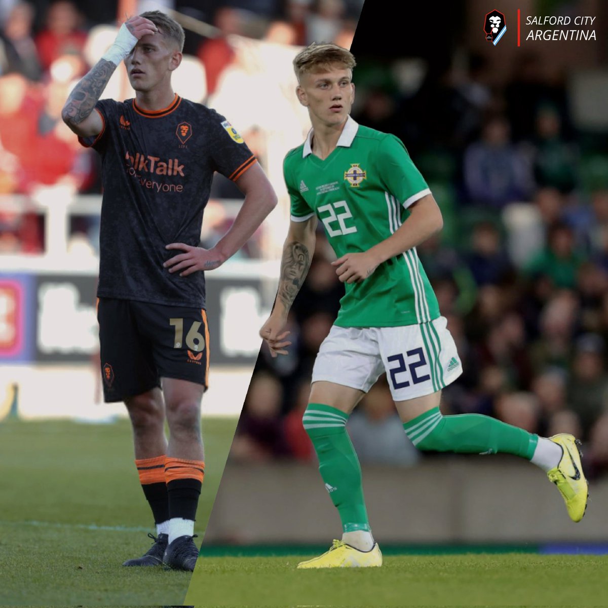 🦁🔴El ex Ammie, @EthanGalbraith0, actualmente en Leyton Orient fue citado con la selección de Irlanda del Norte para jugar los amistosos previos a la Eurocopa vs Andorra 🇦🇩 y vs España 🇪🇸. Felicidades Ethan! 🥹♥️ #WeAreSalford|#SomosSalfordArg🇦🇷