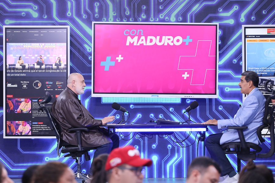 PresidencialVen's tweet photo. #DeInterés 📷' | Presidente @NicolasMaduro: El nacimiento de “La Hojilla” fue parte de la contraofensiva comunicacional popular que rompió todos los esquemas. https://t.co/b4Fsr0TZLc