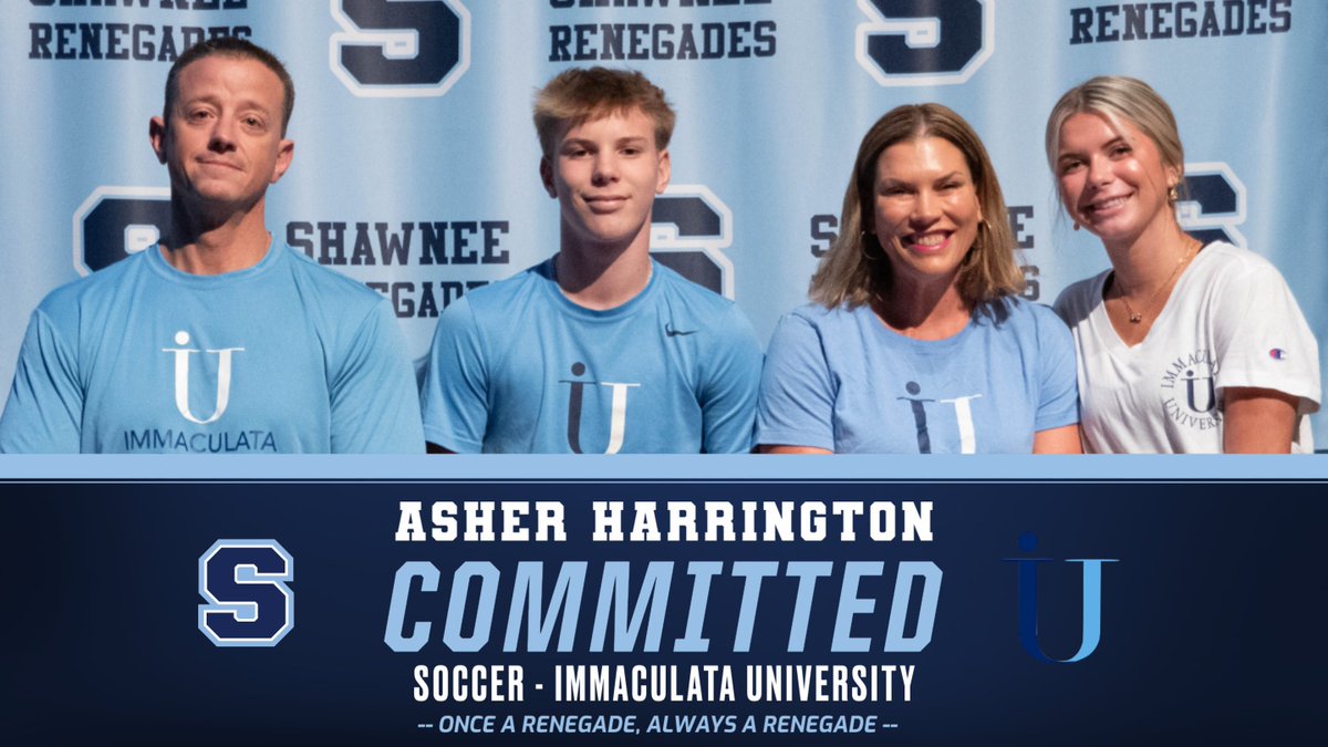 SHSRenegades's tweet photo. Shawnee Athletics congratulates the senior athletes of 2024 for achieving the goal of competing at the collegiate level. https://t.co/Kp8qSjYUow