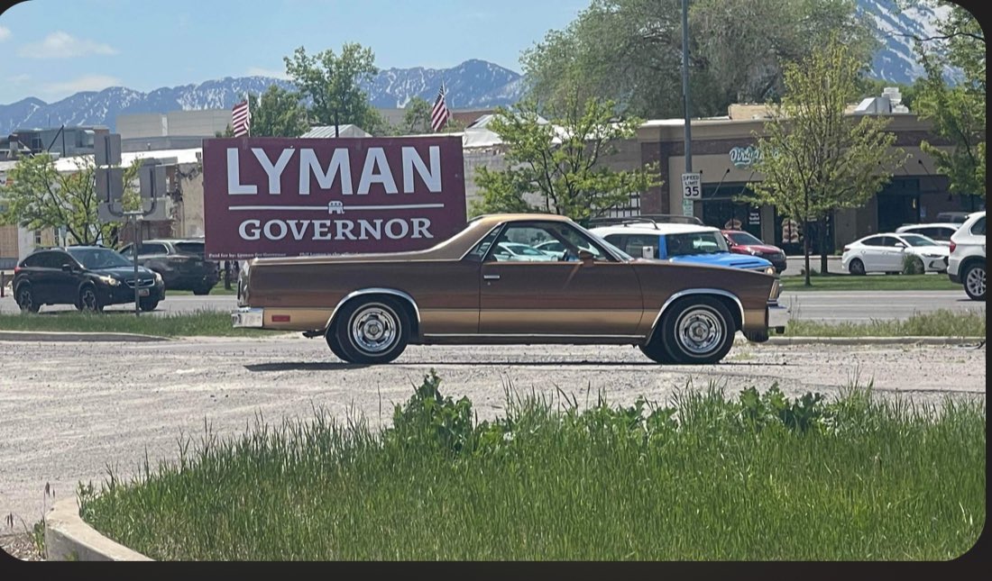 Spotted in Cache County!
#utpol
#Lymanforgovernor