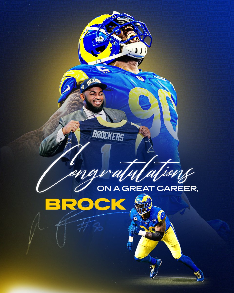 Enjoy your retirement, <a href="/MichaelBrockers/">Michael Brockers</a>! 👏