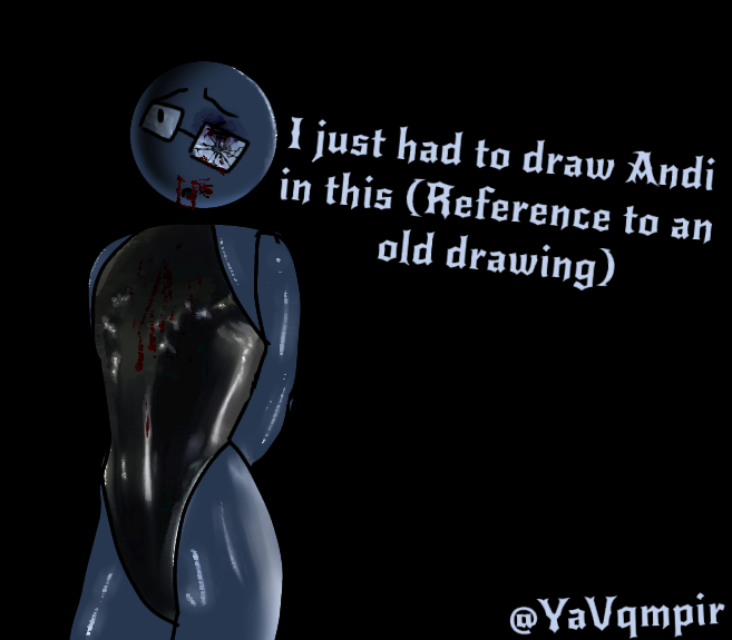 YaVqmpir's tweet photo. Andi is so cute (i am going to kill him โค๏ธโค๏ธ)
#violent #sexy #latex #glasses #nerd #gore #oldart #redrawn #art #digitalart #ibispaintx #lol #getrekted https://t.co/5kKkNQrsVq