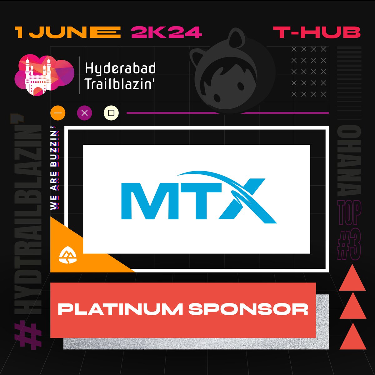 Revealing our Platinum Sponsor - 🌟 <a href="/MTX_Inc/">MTX Group, Inc.</a>  🌟 , a global technology consulting firm and leading Salesforce Summit Partner, dedicated to empowering organizations through digital transformation and modernization.

Thank you for joining us in our Trailblazin' Journey. 🤝