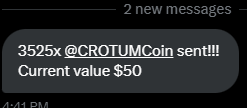 <a href="/CROTUMCoin/">$CROTUM</a>  thank you so much for your bounty on <a href="/Cr00tsNFT/">Cr00ts-X | Skully-X 🧪🧬</a>  mint you and your project are amazing #cr00tsX 
go and check out there token and project