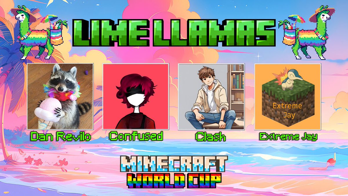 The Lime Llamas come in with the goal of winning their first MCWC. With Dan having finals experience, this team could be tough competition.