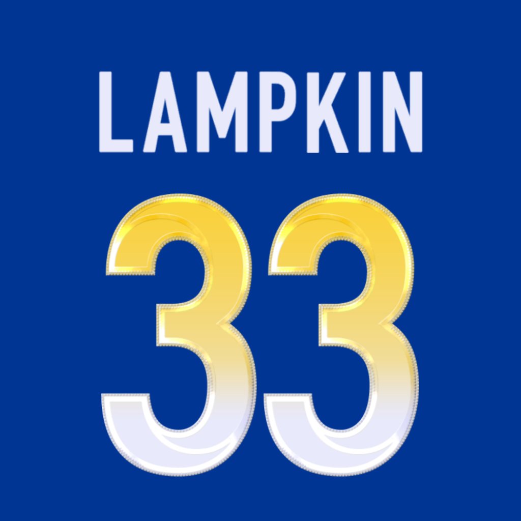 Los Angeles Rams DB Cam Lampkin (@Lampgotjuice) is wearing number 33. Last assigned to Darious Williams. #RamsHouse