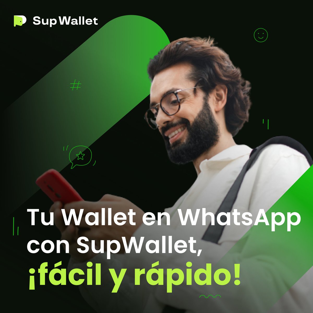 Demasiadas billeteras con procesos complicados 😵‍💫En Sup Wallet lo hacemos fácil 😎simplificamos la creación de tu billetera de criptomonedas para que puedas centrarte en lo que realmente importa ¡tus transacciones! Comienza a usarnos ya: bit.ly/sup-wallet 💼 #Wallet #crypto