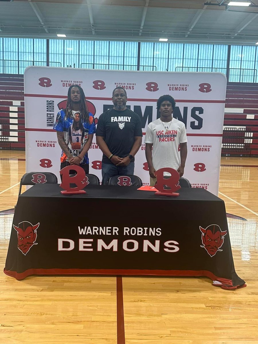 Congratulations Cam Perkins (@CamrynPerkins2) USC Aiken and Jay Johnson (@JermarquisJ) Voorhees University on signing your National Letter Of Intent on playing basketball at the next level.