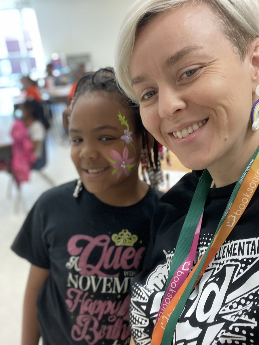 Got my creativity on with face painting class to class at STES field day! 🎨 love these smiles! @NPorter17 @aplatimore