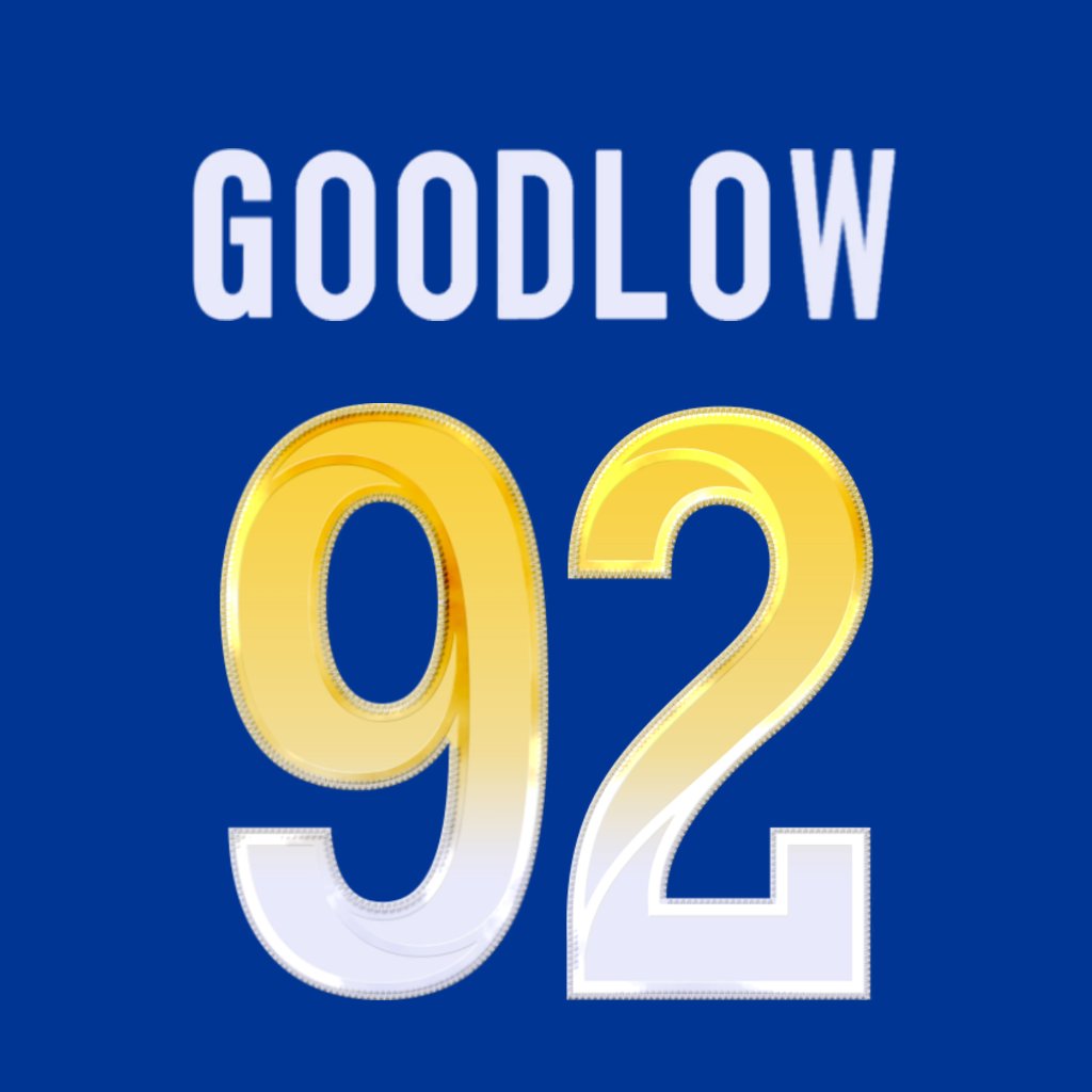 Los Angeles Rams DL Anthony Goodlow (@AnthonyGoodlow4) is wearing number 92. Last assigned to Jonah Williams. #RamsHouse