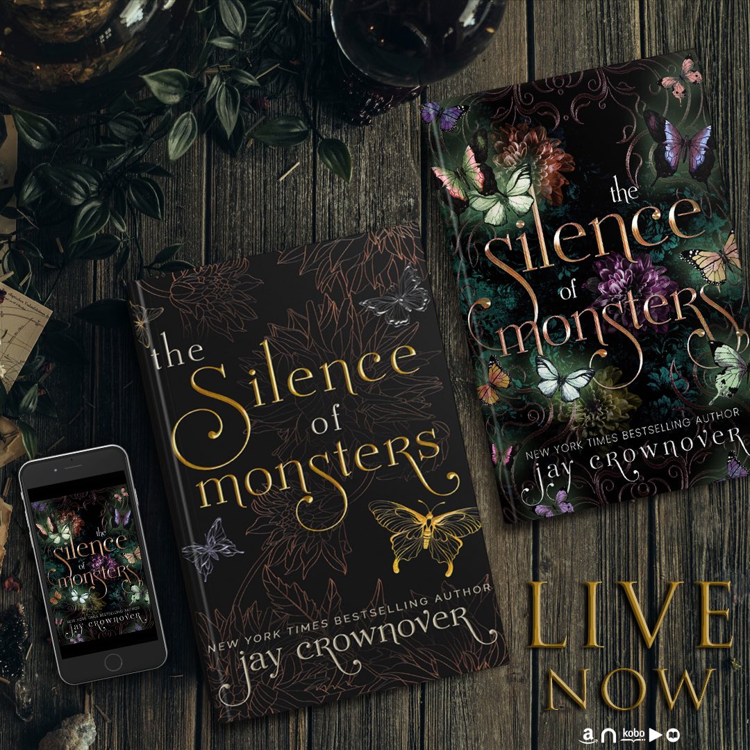 THE SILENCE OF MONSTERS by NY Times & USA Today bestselling author Jay Crownover is LIVE!!! Fans of billionaires, enemies to lovers, rich boy/poor girl vibes, and a creepy haunted house thrown in, this is the book for you! geni.us/JCSM