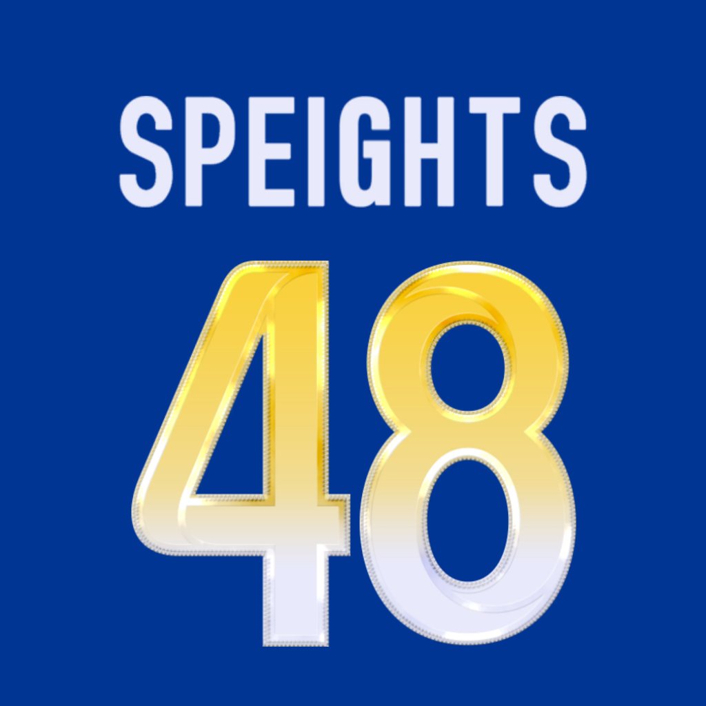Los Angeles Rams LB Omar Speights (@omarspeights) is wearing number 48. Last assigned to Jaiden Woodbey. #RamsHouse