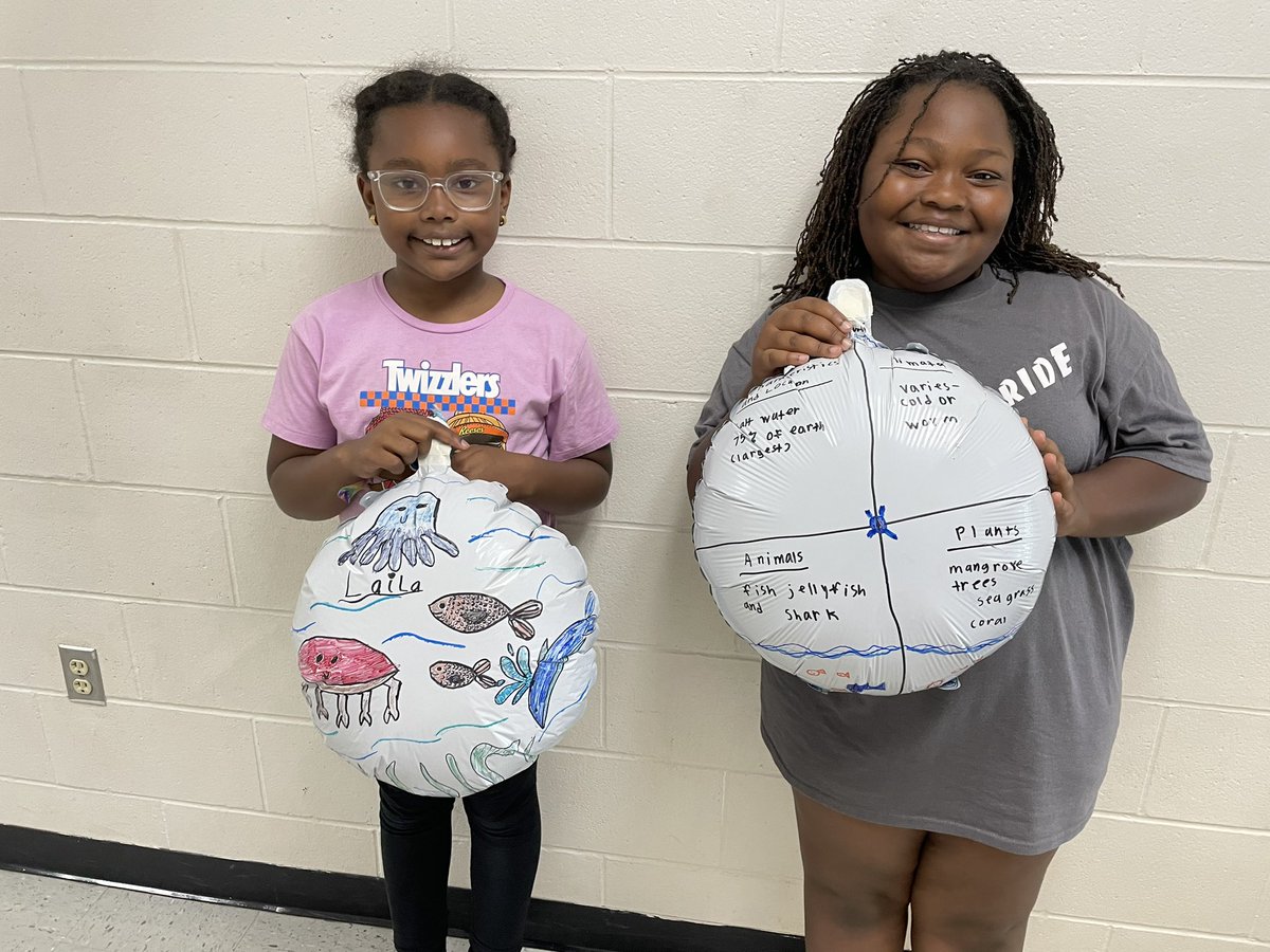 amydocherty44's tweet image. Loved how this new idea turned out! We first discussed and recorded different characteristics of several  biomes. Students then selected one to highlight on their balloon! I love how students were able to share the information how they wanted to! @wolvestweet @soontobeMrsFord