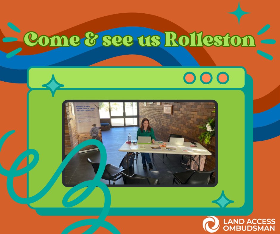 Annnnnnnnnnnnnnnnnnnnnnnnnd we have rolled in to Rolleston.

You can find us at the Rolleston Memorial Hall from 10:30 – 4:00pm.
Drop by for a chat with one of our friendly team members about CCA’s, MGA’s and Land Access.
