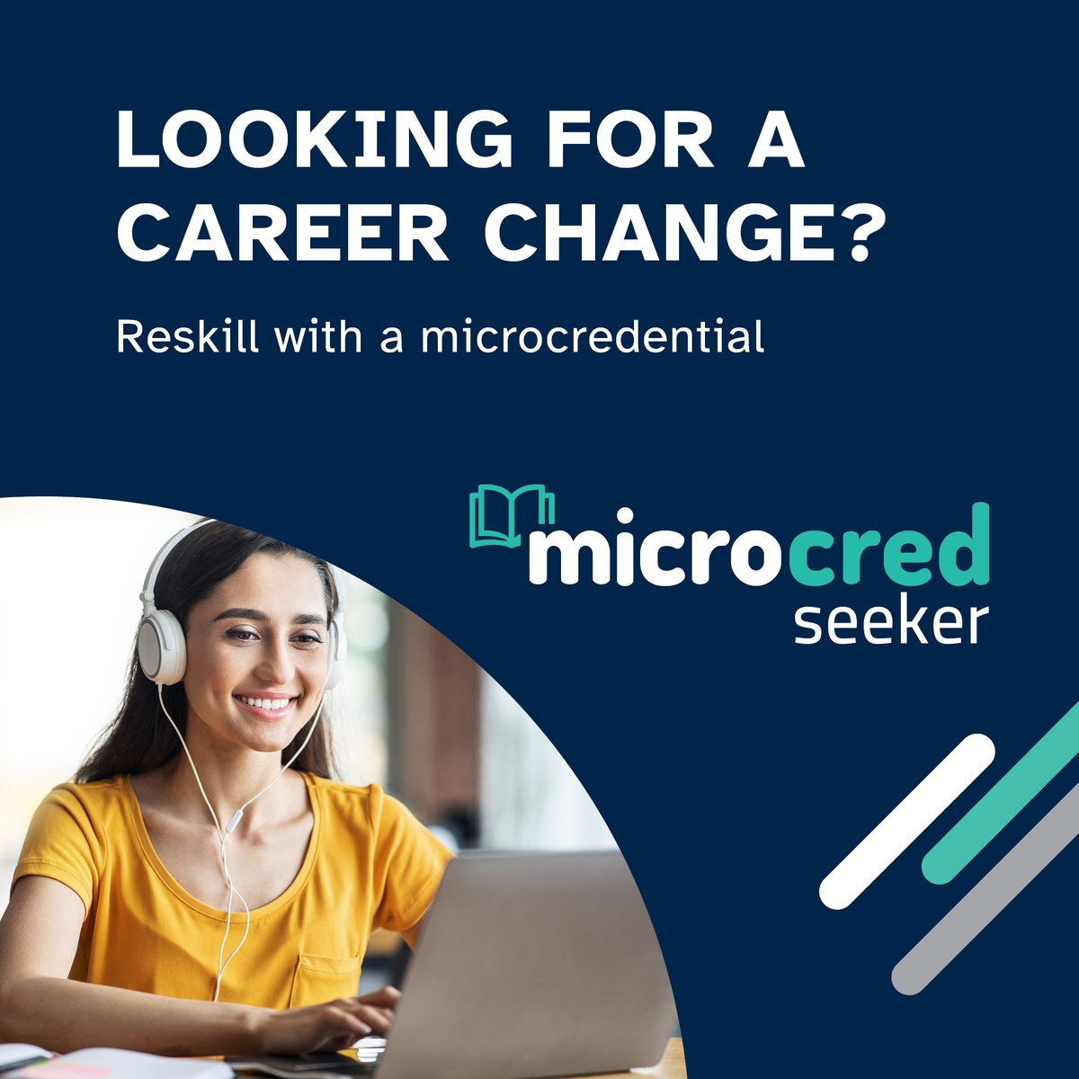 Are you looking to reskill and upskill? 

Visit MicroCred Seeker – a free comparison website which allows you to explore microcredential courses by industry and find one that works for you.  

Learn more at srkr.io/6010yLu