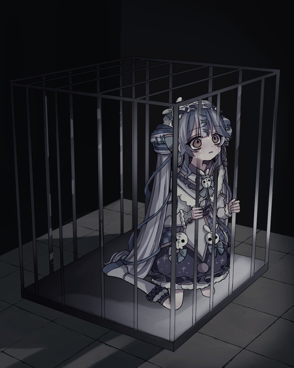 She's in time out desu nya ToT
• Don't take your eyes off of her
• DO NOT put your fingers through cage
• DO feed her lots of sweets