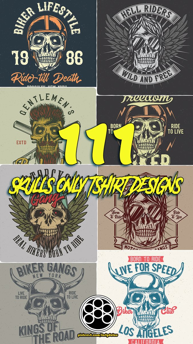 Get your hands on 111 FREE badass T-shirt designs featuring epic skulls, all in EPS format! 
#Tshirtdesigns #freedownload #EPSformat #skullgraphics #uniquedesigns pin.it/Ws90yB5eg via @pinterest