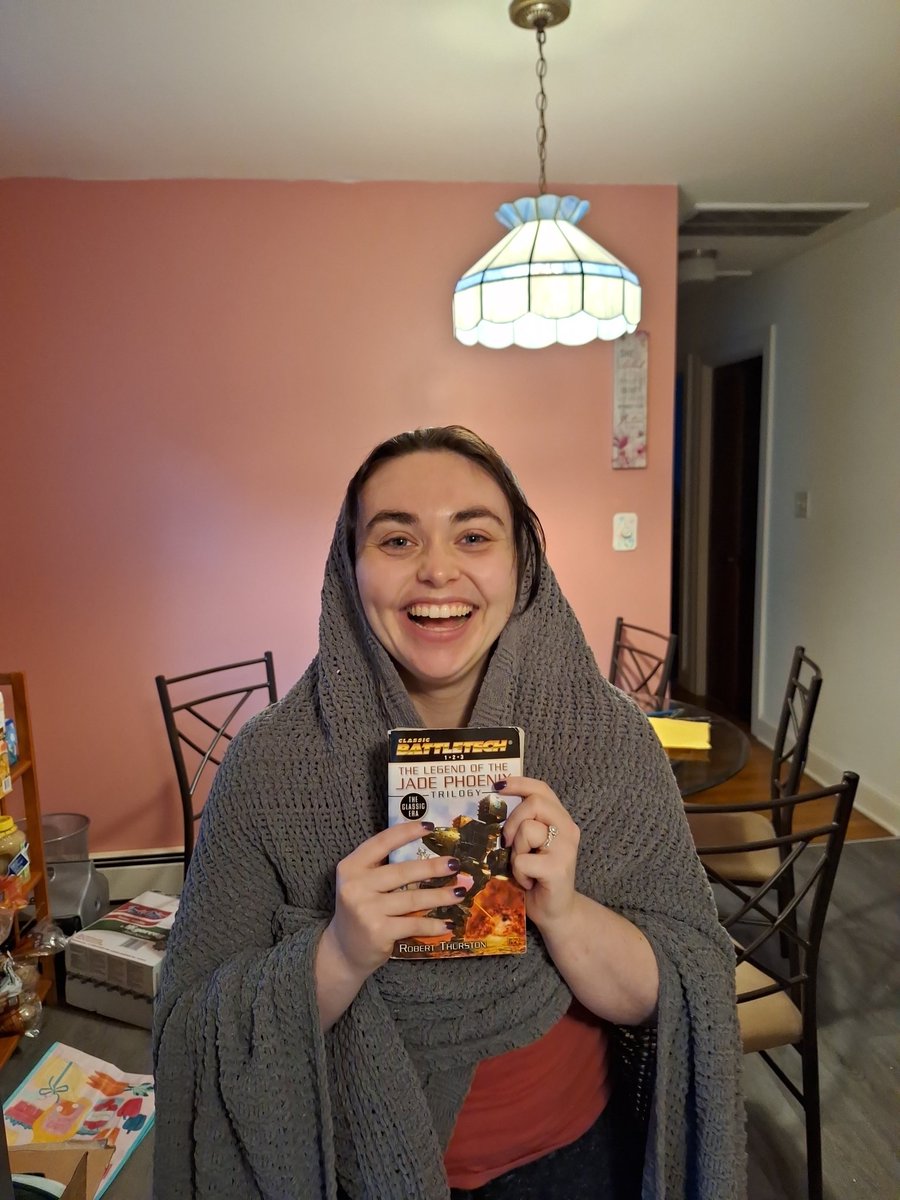 *triumphant laugh*

My Battletech Villain arc continues.

(This picture is brought to you by my inability to look at the camera)