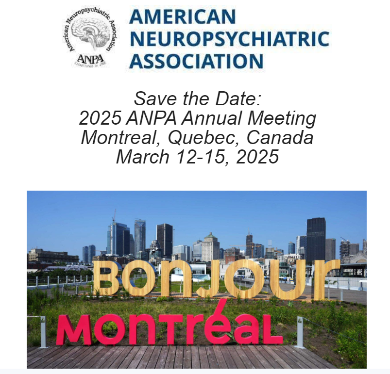American Neuropsychiatric Association (ANPA) (@anpadirect) on Twitter photo 2024-05-21 00:05:14