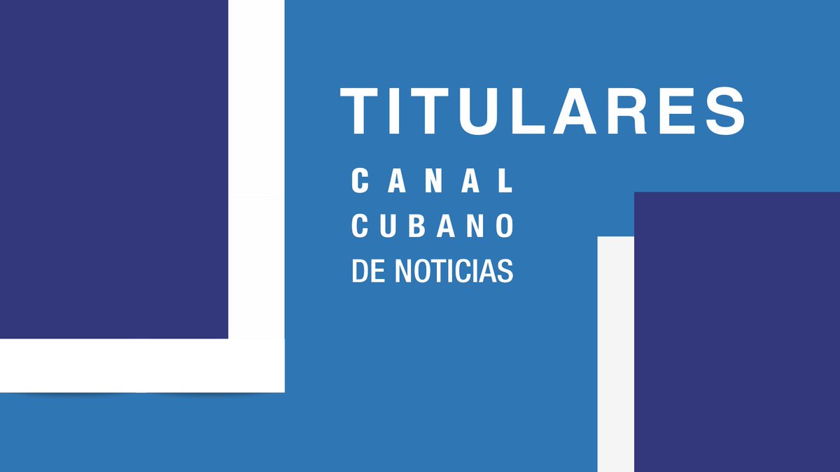 | #Cuba 🇨🇺 #CanalCaribe |

Titulares NTV Estelar este 20 de mayo👇: 

🔴 Consejo de Estado examinó hoy cumplimiento del cronograma de implementación de las medidas para corregir distorsiones y reimpulsar la economía