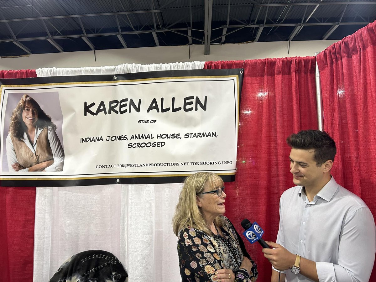 Karen Allen visited Motor City Comic Con, where generations of fans celebrated her films. Our conversation about 'Indiana Jones' and visiting metro Detroit: youtube.com/watch?v=kppI9A…