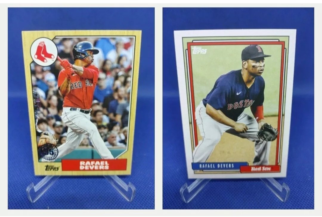 TheShortStop3's tweet image. Rafael Devers - Red (Hot) Sox

Pick 3 for $2 PWE
Lot for $3 in 2 PWE&apos;s

@C4RDL0TK1NG #thehobby