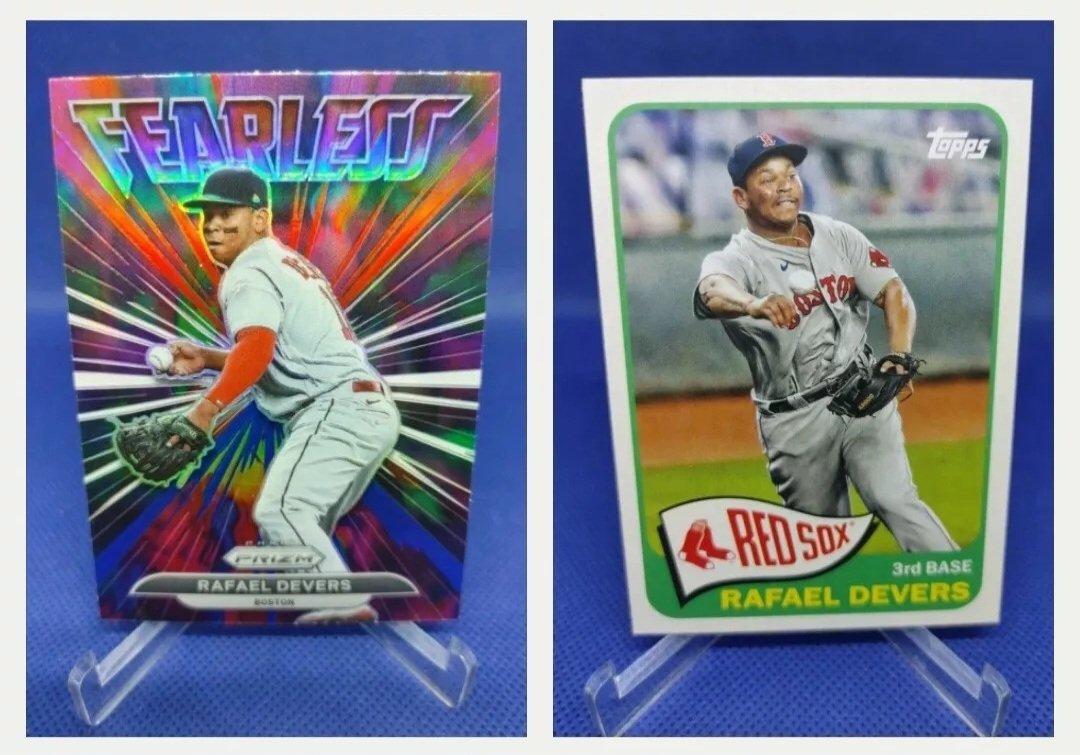 TheShortStop3's tweet image. Rafael Devers - Red (Hot) Sox

Pick 3 for $2 PWE
Lot for $3 in 2 PWE&apos;s

@C4RDL0TK1NG #thehobby