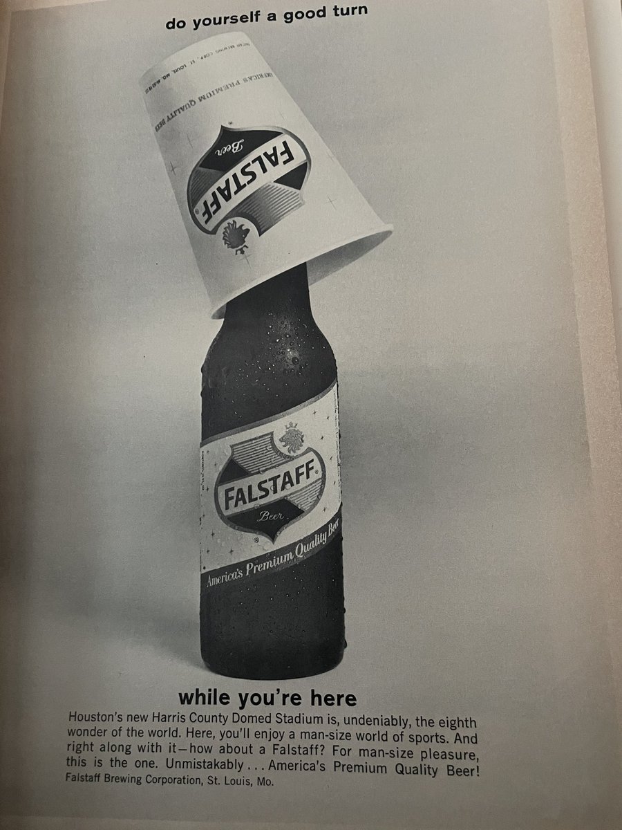 I bought a book of when the Astrodome opened for someone and I’m flipping through it enjoying the greatness of nostalgia. $3.50 for field level box seats. #Astros #Astrodome #HoustonAstros