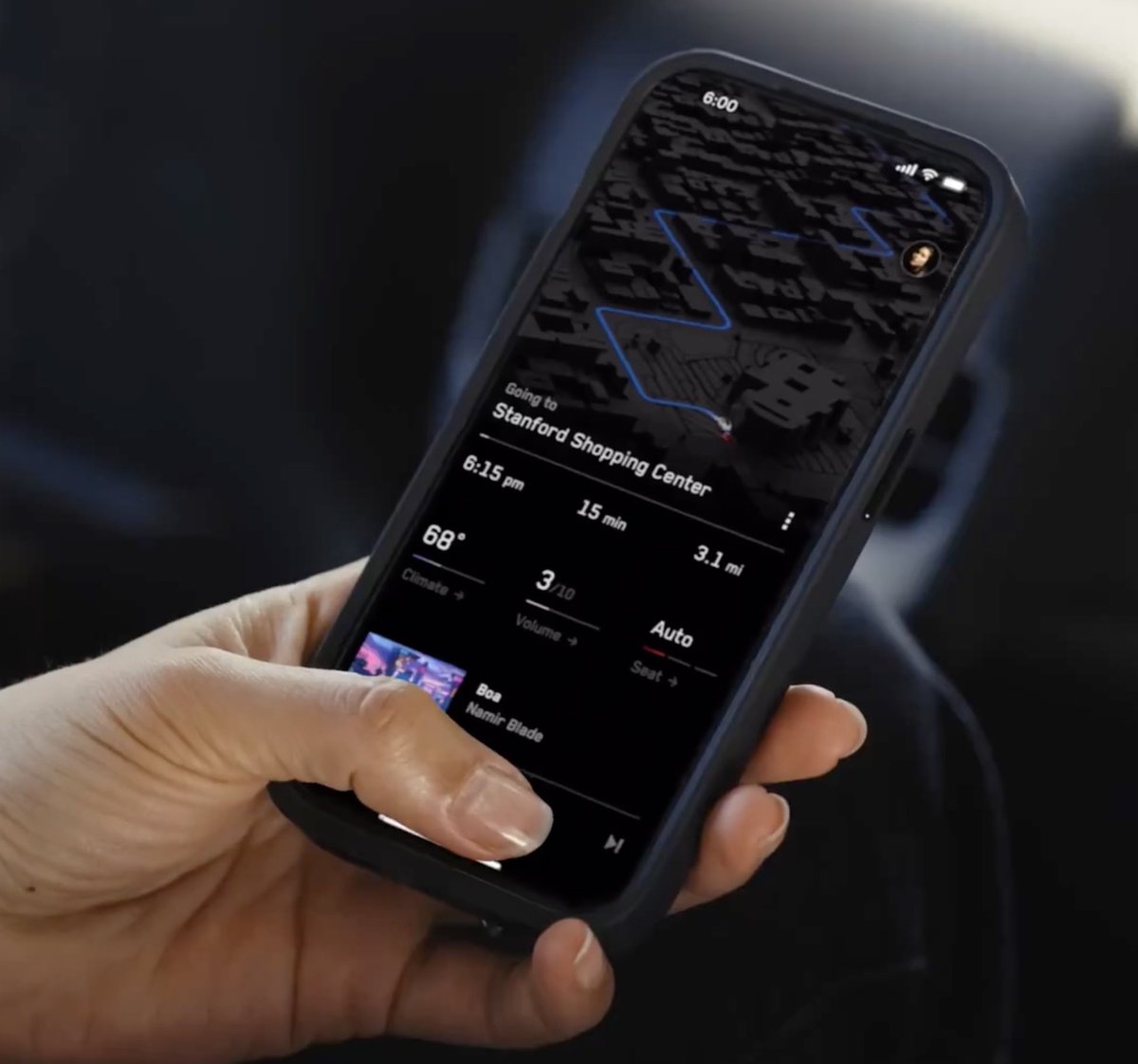 CYBERCABS ARE HEE-YA!

Glimpse of the Tesla rideshare app