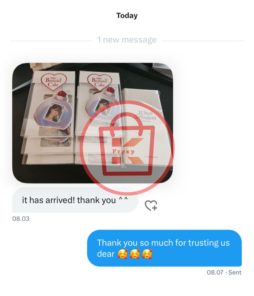 #kproxy_proof 

Arrived in Brazil

Thank you so much for trusting us 🥰🥰🥰