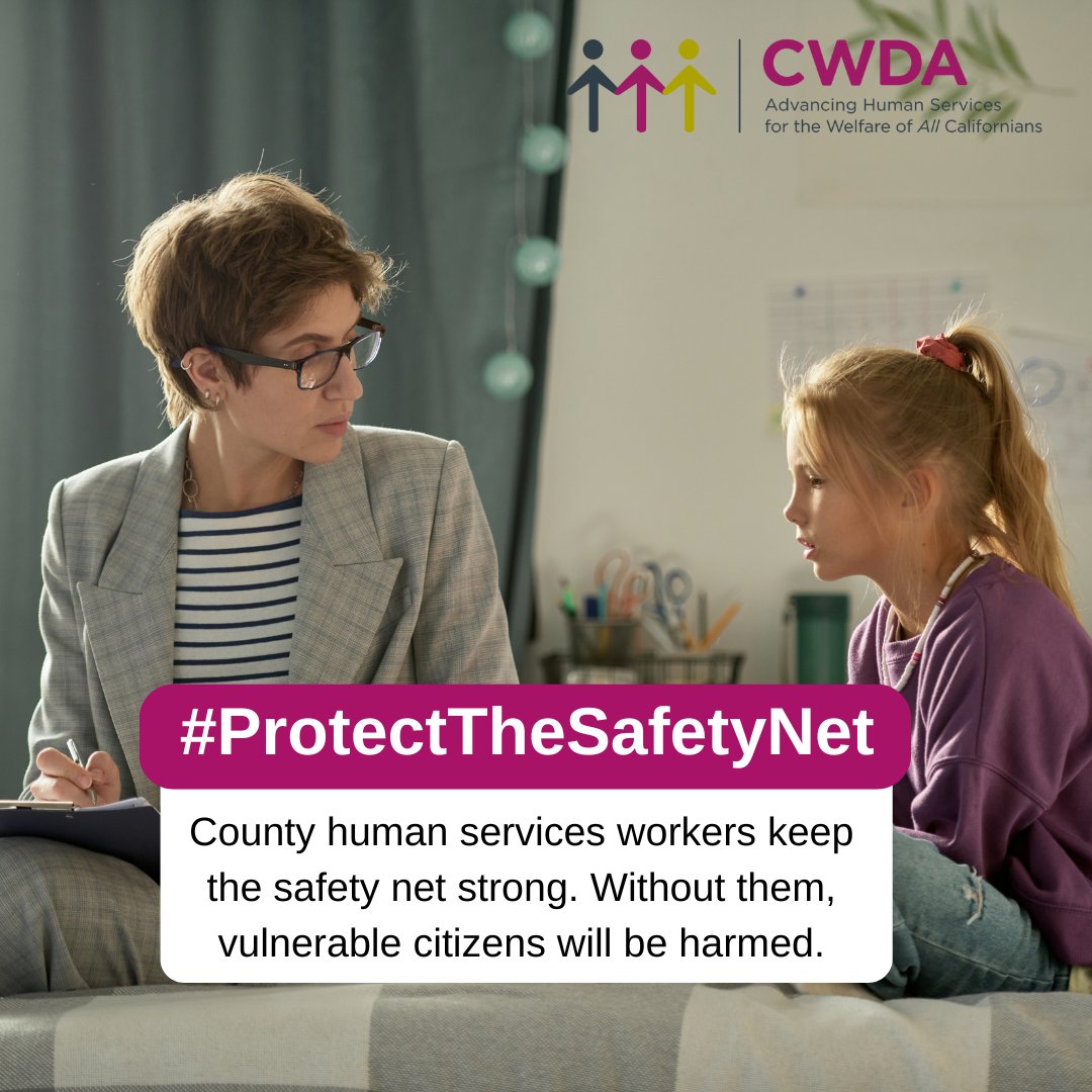 CWDA is strongly opposed to the $445 million in cuts proposed to the county human services workforce across CalWORKs, child welfare, and Adult Protective Services in the May Revision. These cuts would eliminate funding for 2,100 essential county human services workers statewide.