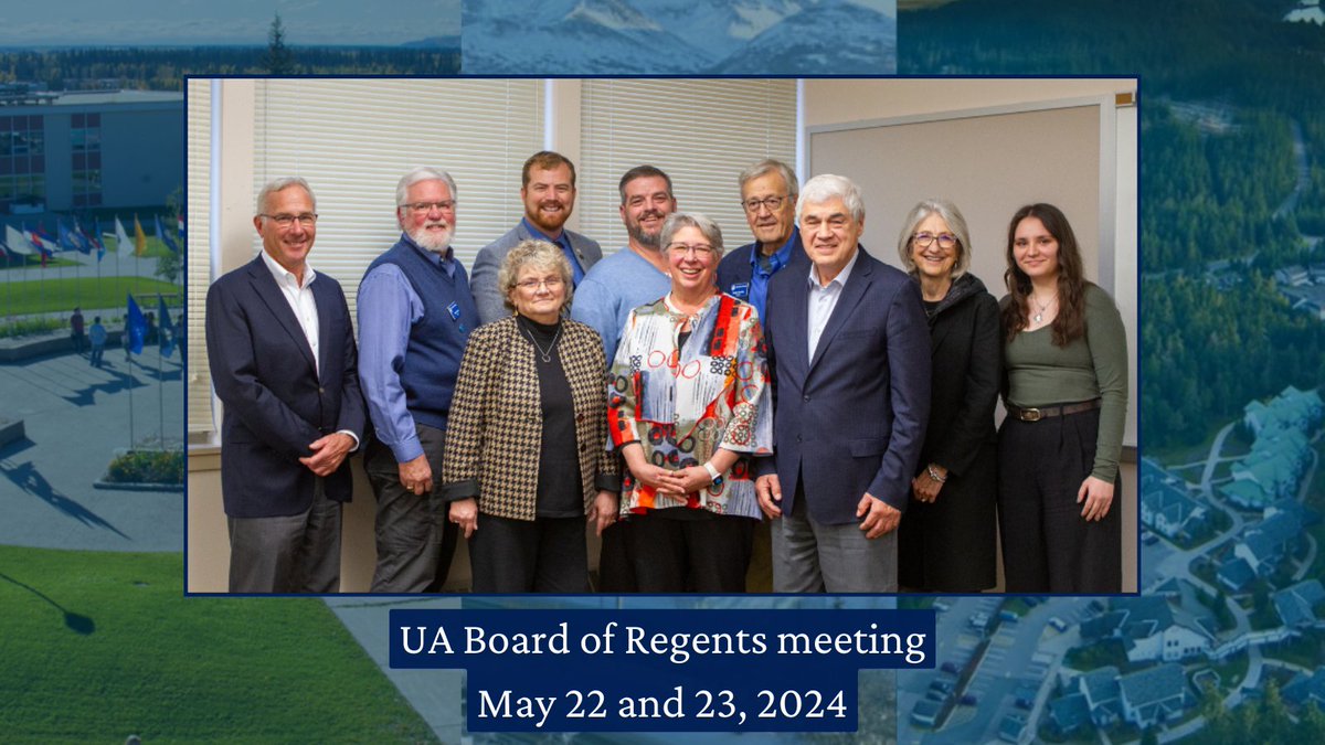 UA Regents will meet at the conclusion of academic year as system celebrates major successes. The meeting at the UAA Campus follows a fortnight of commencement ceremonies, and passage of the university’s budget and key legislative priorities. learn more alaska.edu/opa/enews/2024…