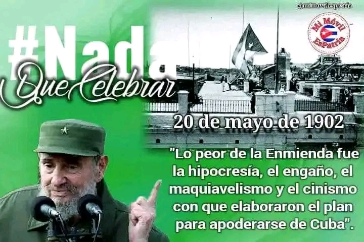 🇨🇺 El 20 de mayo de 1902 se hizo nacer una República muy apartada del propósito que llevó a sus habitantes a guerrear por su independencia, durante 30 años, contra el colonialismo español; alejada también del sueño de justicia e igualdad de José Martí. #SantiagodeCuba