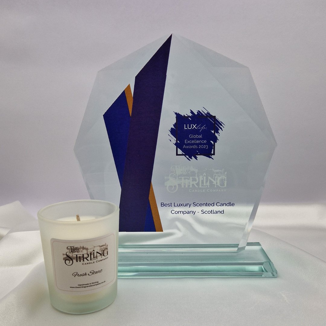 Award winning candles by The Stirling Candle Company ✨

#crueltyfree #CandleLovers #EcoFriendlyCandles #ScottishCandles #LuxuryGifts #awardwinning #awardwinners #mhhsbd