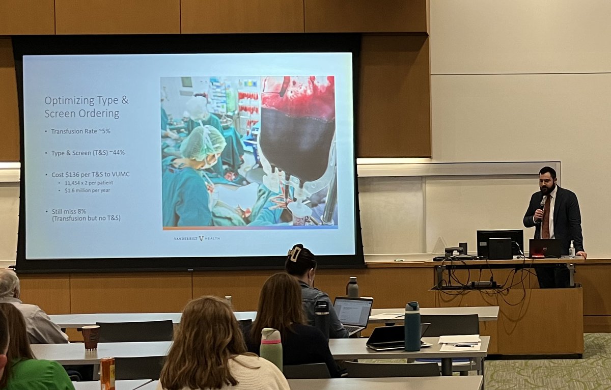 Drs. Holly Ende, Jonathan Wanderer &amp; Matt Zapf recently presented at the Vanderbilt Symposium on Implementation Research in the Learning Health System. Their presentation was titled “Tackling Clinical Challenges with AI: Implementing Models into Practice.” @VUMCLHS 🌟