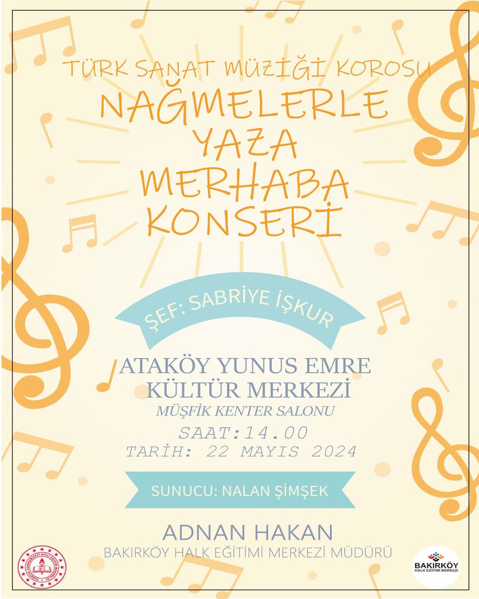 İyi akşamlar tiwitya ailesi bu çarşamba günü yani 22 Mayıs /Saat 14:00 da konserimiz var. #TürkSanatMüziği sevenleri  bekliyoruz.