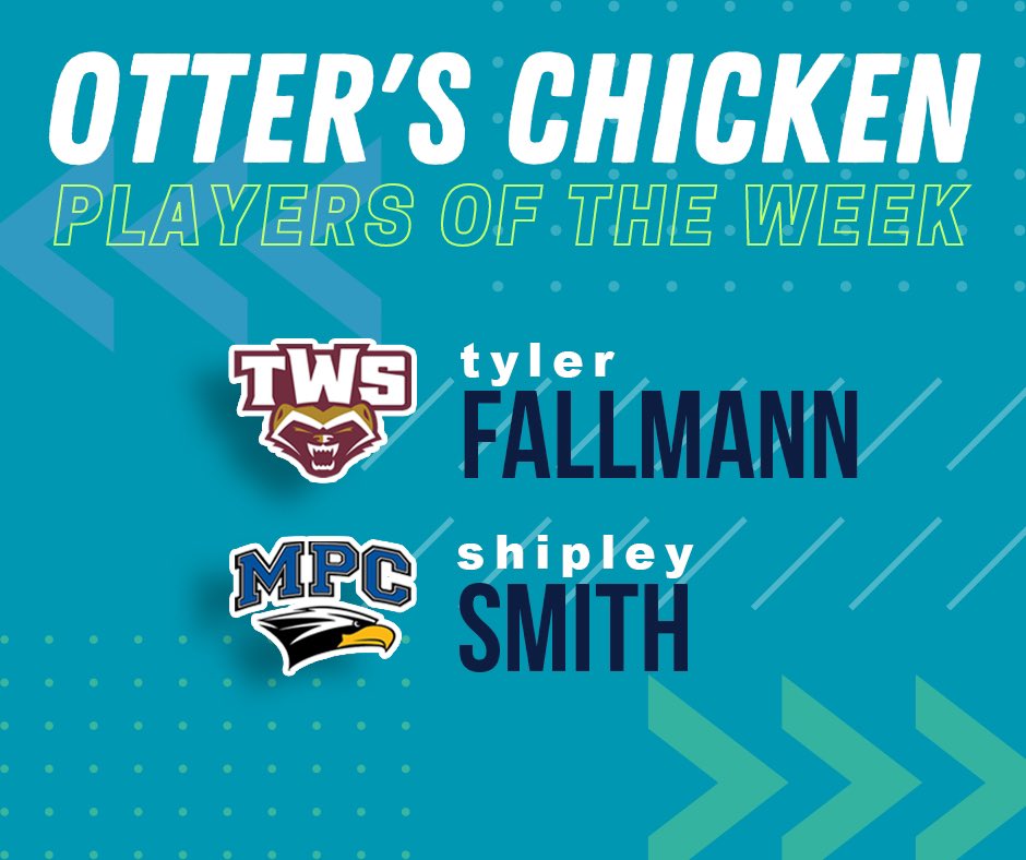 Let’s hear it for our Kennesaw Players of the Week! Congratulations and enjoy your FREE meal at Otter’s Chicken! 🎉