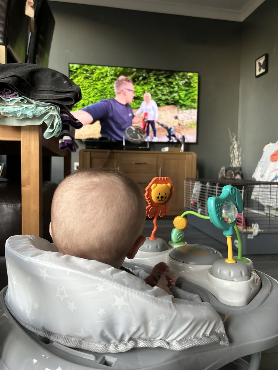 garystirling7's tweet photo. @Syndicate my 8 month old engrossed in the latest vlog! https://t.co/EQEHmC5ymX