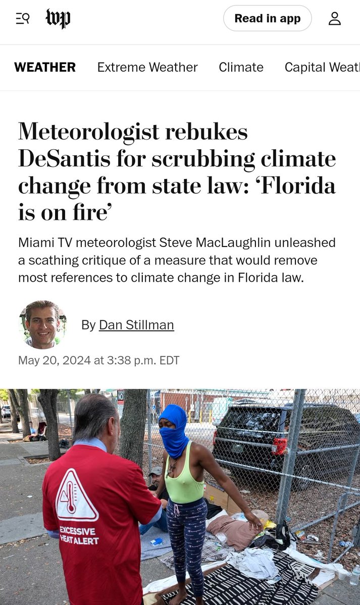 Interesting campaign underway by climate activists on the left, including a Florida TV meteorologist to criticize the state's new energy law that focuses on reliability and affordability. The vast majority of TV meteorologists focus on the weather & steer clear of politics.