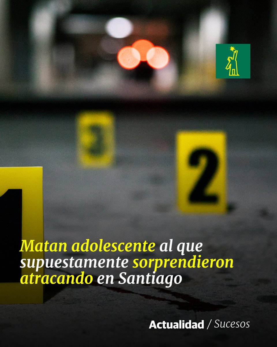 🚨 |#SucesosDL | Un adolescente de 16 años murió a causa de una herida de bala que le propinó un miembro de un organismo de seguridad estatal, mientras alegadamente fue sorprendido atracando a una persona.

🔗 ow.ly/KPmF50RNTAM

#DiarioLibre #Atraco #Santiago #Adolescente