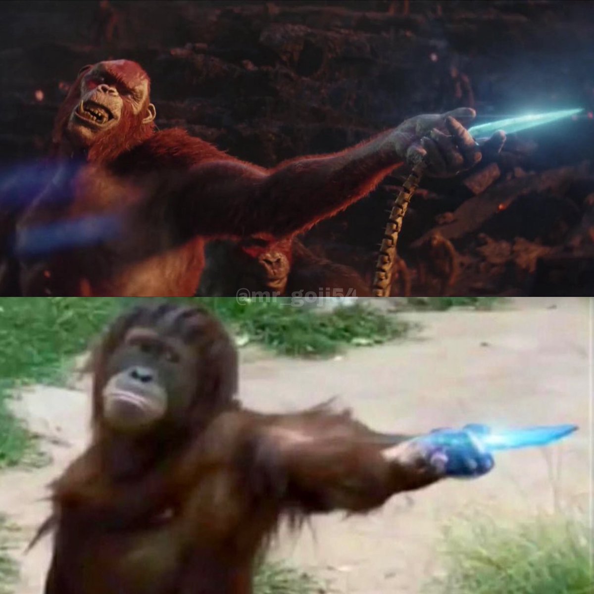 Mr_goji54's tweet photo. Same energy 🫡🤭 https://t.co/ZtDiWWOrQS