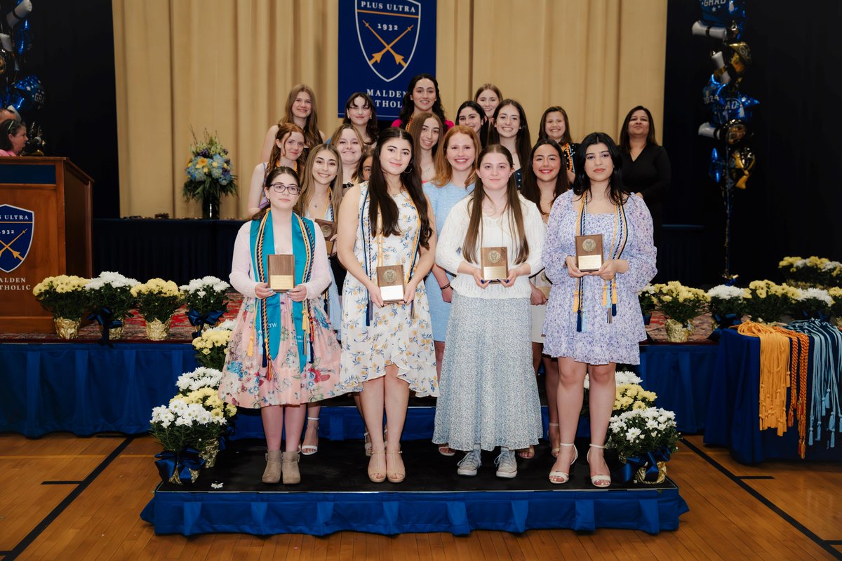 Congratulations to Seniors of the Boys Division and Girls Division who were recognized at MC's end-of-year Awards Ceremony! The livestream recording of the event is available on MC's YouTube channel: youtube.com/@TheMaldenCath… #WeAreMC