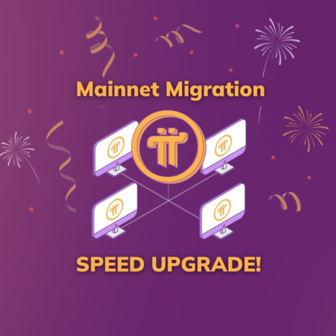 🎉 Major technical upgrade in the Mainnet migration mechanism DOUBLED the speed at which Pioneers migrate to Mainnet! Complete the Mainnet Checklist to use your Pi too. Go to the Pi mining app announcement to learn more!