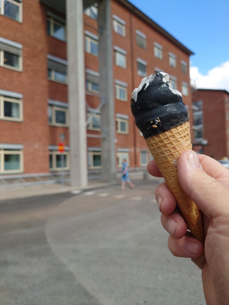 Two weeks ago I did my last(hint) Full-body CT scan and gave a lot of blood samples.

Today I met my doctor at Sahlgrenska University Hospital Gothenburg.
The message was (wait for it)

I am CANCER free.

Celebrated with an ice cream 🫶
#cancercommunity
#CancerCare 
#cancer